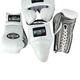 Full Sparring Set - White/ Metallic Onyx/ Silver