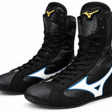 Mizuno EZ Spectra Mid Cut - Boxing Boots - Black/ White/ Sky Blue