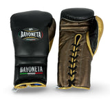 Bayoneta Premium Multilayer Horse Hair Gloves - Black/ Metallic Gold/ Metallic Cedar Brown