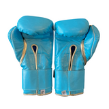 Bayoneta Premium Multilayer Horse Hair Gloves - Sky Blue/ Rose Gold
