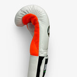 Bayoneta Premium Multilayer Horse Hair Gloves - White/ Neon Orange/ Neon Pink