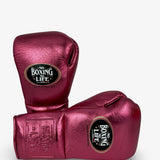 No Boxing No Life Fight Gloves  - Metallic Pink
