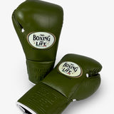 No Boxing No Life Fight Gloves  - Army Green