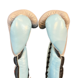 Bayoneta Premium Multilayer Horse Hair Gloves - Light Gray/ Sky Blue/ Black