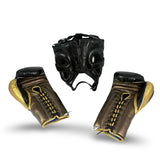 Sparring Set - Black/ Metallic Gold/ Metallic Cedar Brown