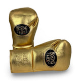 No Boxing No Life Fight Gloves  - Metallic Gold