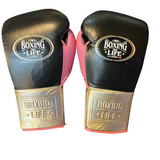 No Boxing No Life Guantes de Entrenamiento - Verde Azulado Metálico/ Blanco