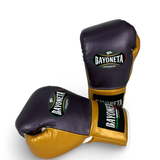 Bayoneta MX Latex Fight Gloves -  Purple/ Caramel Gold