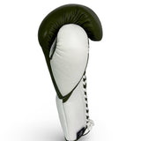 No Boxing No Life Guantes de Entrenamiento - Verde Militar, Blanco