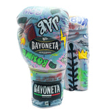 Bayoneta PuLat Guantes de Entrenamiento - Exclusivos personalizados "Caricatura Creed" pintados a mano - Blanco