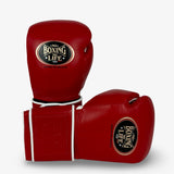No Boxing No Life Training Gloves - Red/ White