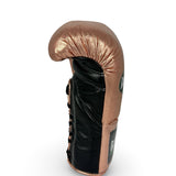 Bayoneta MX Horse Hair Fight Gloves -  Metallic Rose Gold/ Black