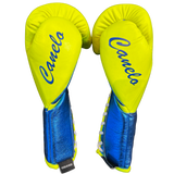 No Boxing No Life Training Gloves - Canelo Edition - Neon Yellow/ Metallic Blue