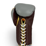 Guantes de pelo de caballo Bayoneta Premium PuLat - Gris/ Dorado/ Oxblood