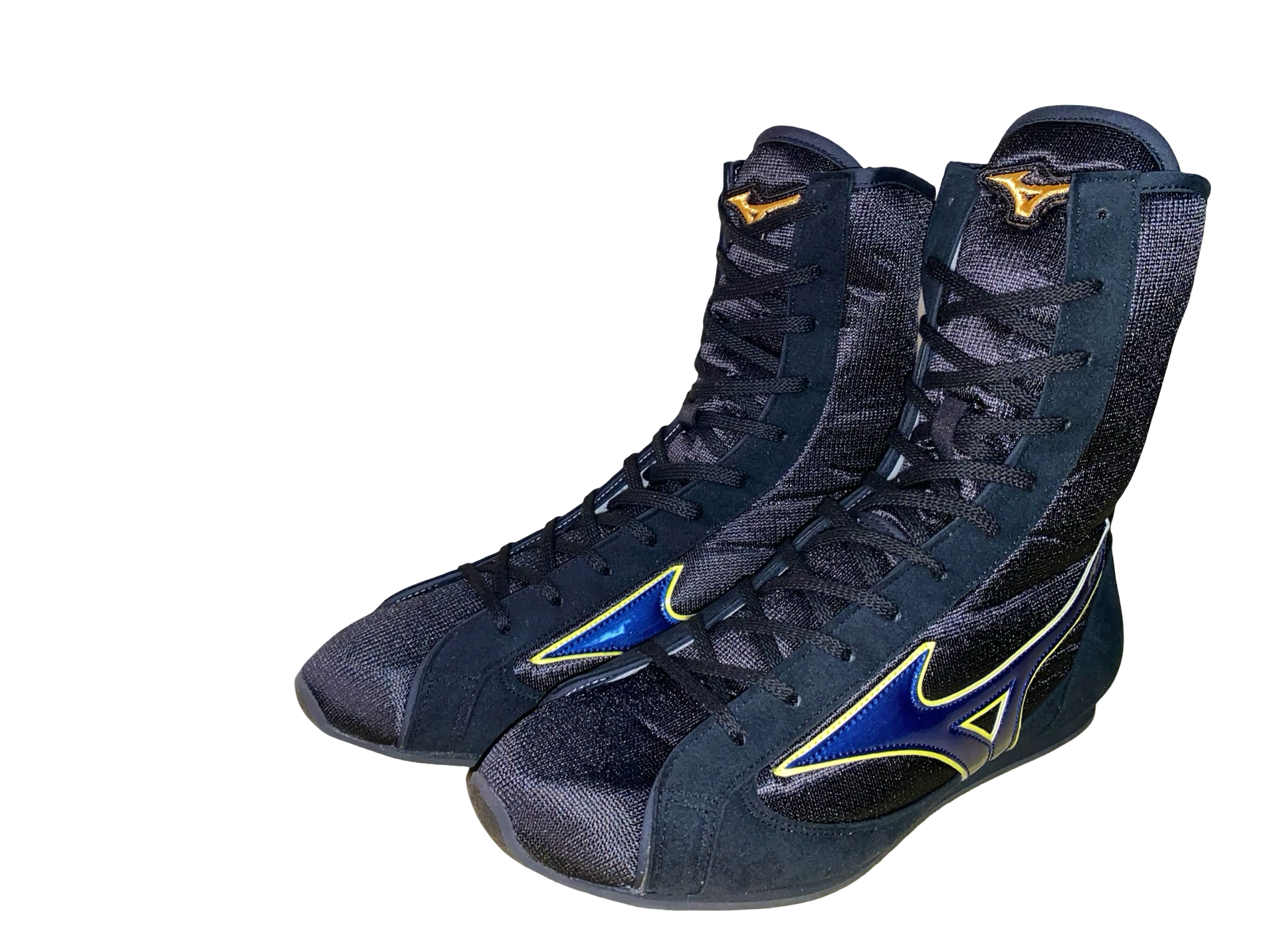 Mizuno EZ Spectra Mid Cut - Boxing Boots - Blue/ Yellow Boxing Gloves Mizuno EZ Spectra Mid Cut - Boxing Boots - Blue/ Yellow Boxing Gloves