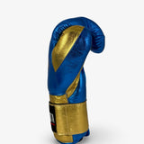 Bayoneta Premium Multilayer Horse Hair Gloves - Metallic Blue/ Metallic Gold
