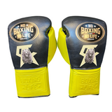 No Boxing No Life Training Gloves - Canelo Edition - Navy/ Neon Yellow