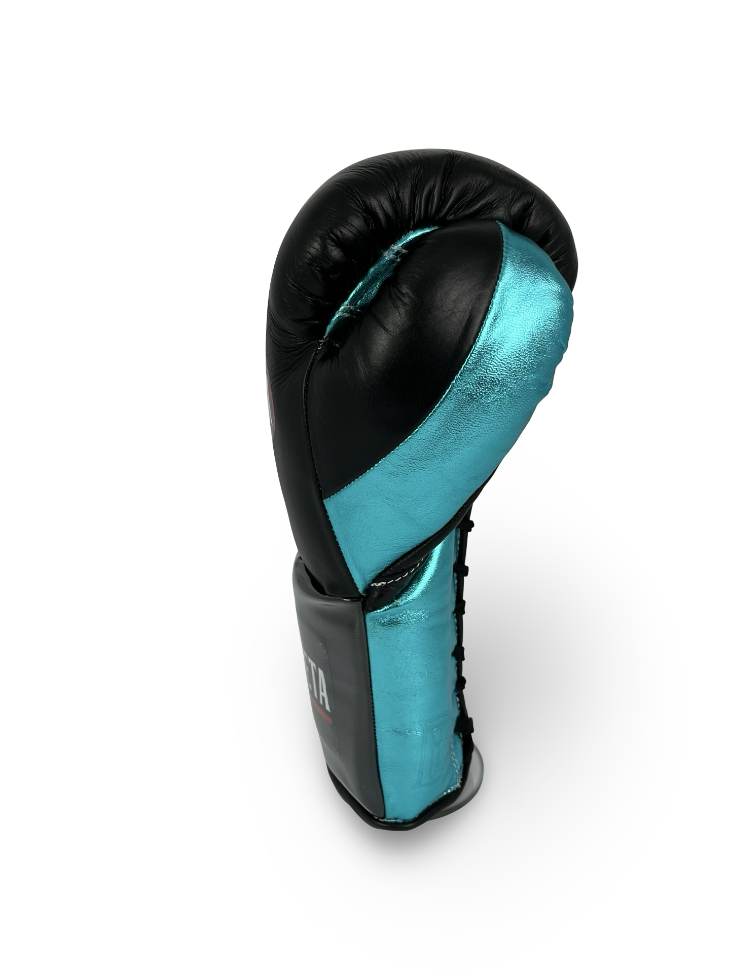 Bayoneta Premium PuLat Horse Hair Gloves - Black/ Metallic Aqua
