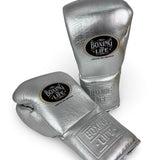 No Boxing No Life Guantes de Entrenamiento  - Plata Metálico