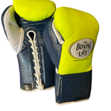No Boxing No Life Guantes de Entrenamiento - Dorado Metálico/ Negro