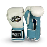 Bayoneta Premium PuLat Horse Hair Gloves - White/ Sky Blue