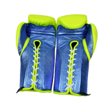 No Boxing No Life Training Gloves - Canelo Edition - Neon Yellow/ Metallic Blue