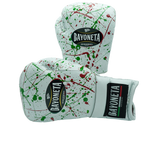 Bayoneta Premium Multilayer Horse Hair Gloves - Exclusive Custom "This Is México" Hand Painted - White