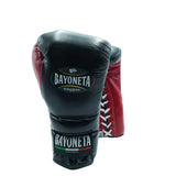 Bayoneta Premium Multilayer Horse Hair Gloves - Black/ Red