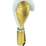 No Boxing No Life Training Gloves - White/ Gold