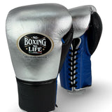 No Boxing No Life Guantes de Entrenamiento - Marrón Metálico/ Blanco/ Dorado Metálico