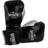 Bayoneta Premium Multilayer Horse Hair Gloves - Black/ Metallic Royal Blue/ Silver