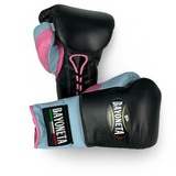 Bayoneta MX Latex Gloves - Black/ Sky Blue/ Baby Pink