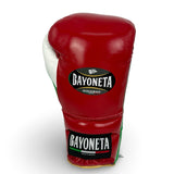 Bayoneta Premium Multilayer Horse Hair Gloves - Red/ White/ Metallic Green/ Metallic Gold