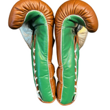 Bayoneta PuLat Gloves - Brown/ Green/ Rose Gold