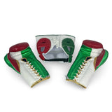 Sparring set - Multilayer - CA logo - Red/ White/ Metallic Green/ Metallic Gold