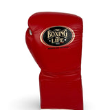 No Boxing No Life Training Gloves - Red/ White