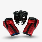 Sparring Set  - Black/ Metallic Red