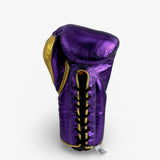 Bayoneta Premium PuLat Horse Hair Gloves - Metallic Purple/ Metallic Gold