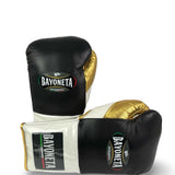 Bayoneta Premium PuLat Horse Hair Gloves - Black/ White/ Metallic Gold