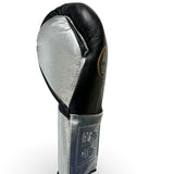 No Boxing No Life Training Gloves - Black/ Metallic Silver