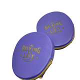 No Boxing No Life Precision Mitts - Lila/ Metallic Gold