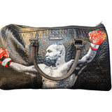 Bayoneta Bolso Deportivo  - Mini - Exclusivo "Banderas USA - MX" Pintado a Mano - Negro