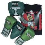 Full Sparring Set - Metallic Algae/ Metallic Onyx/ Pine Green
