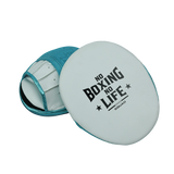 No Boxing No Life Manoplas de Precisión - Azul Metálico/ Blanco