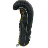 Bayoneta Premium Multilayer Horse Hair Gloves - Space Cadet Blue/ Metallic Cedar Brown/ Metallic Gold