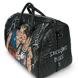 Bayoneta Sports Bag - Exclusive Custom "Endgame Saiyans" Hand Painted - Black