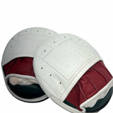 No Boxing No Life Precision Mitts - White/ Red/ Green