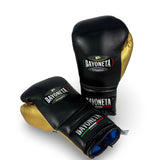 Bayoneta Premium Multilayer Horse Hair Gloves - Black/ Metallic Gold