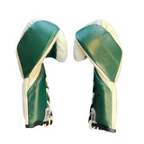 Bayoneta MX Latex Gloves - White/ Pine Green