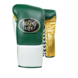 No Boxing No Life Guantes de Entrenamiento - Dorado Metálico/ Negro